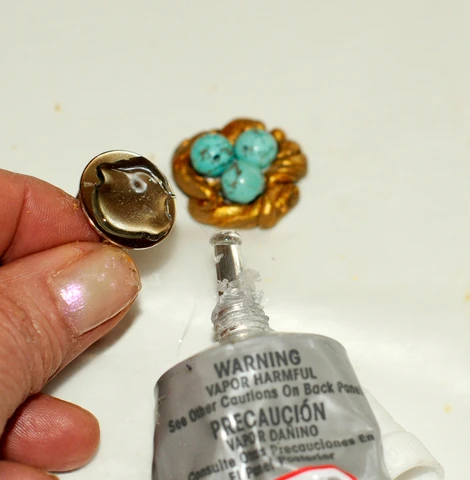 make an air dry clay ring